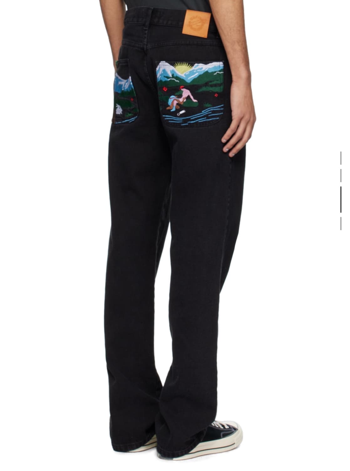 까르네볼렌테 블랙 파운딘 홀트 데님 상품이미지2