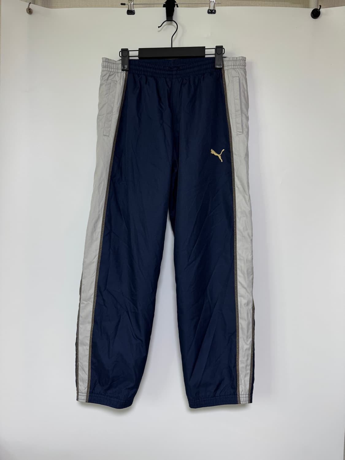 푸마 네이비 골드 트랙 팬츠 L 허리 31-34 상품이미지1