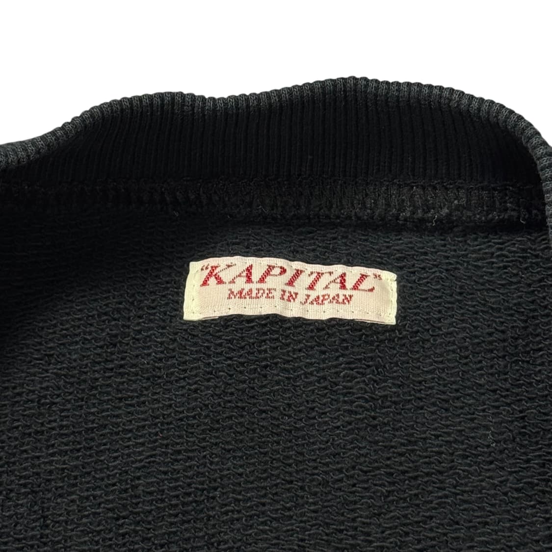 (3) 캐피탈 스마일 스웻셔츠 블랙 상품이미지4