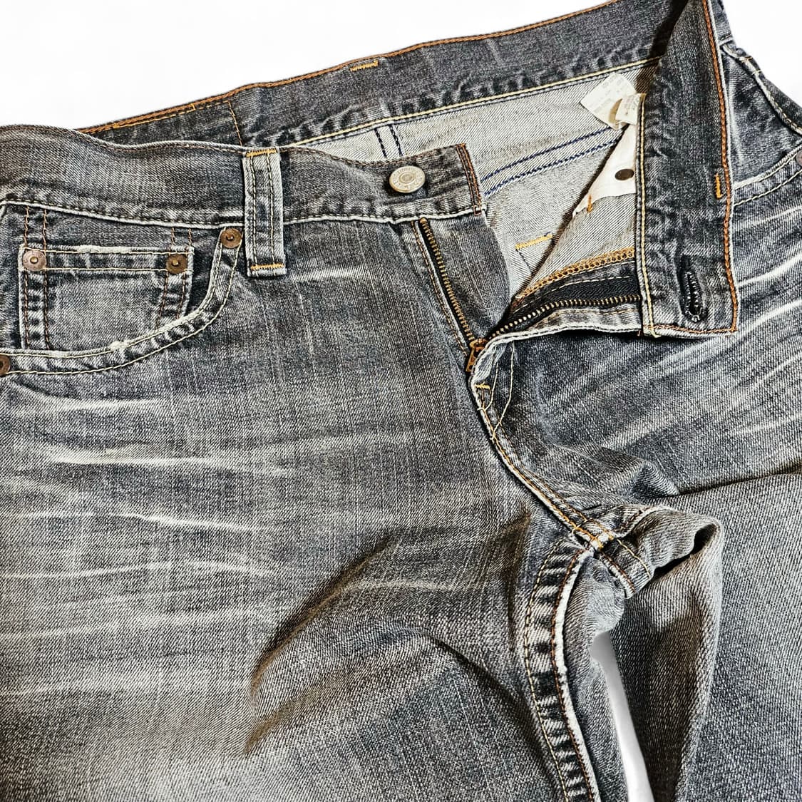 [34X32][리바이스]00's JPN 503유즈드페이드 릴렉스스트레이트 상품이미지4