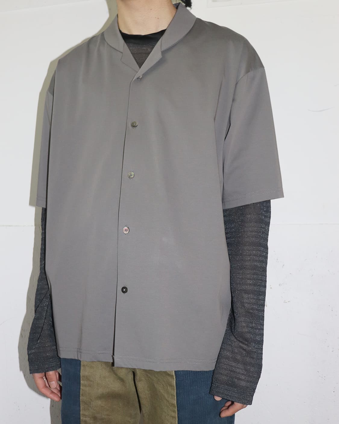 08서커스 라운드 카라 하프 셔츠 상품이미지3