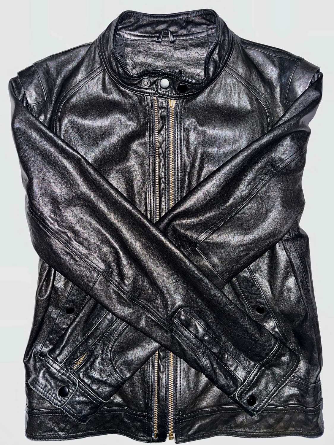 빈티지 리얼 레더 자켓 상품이미지2