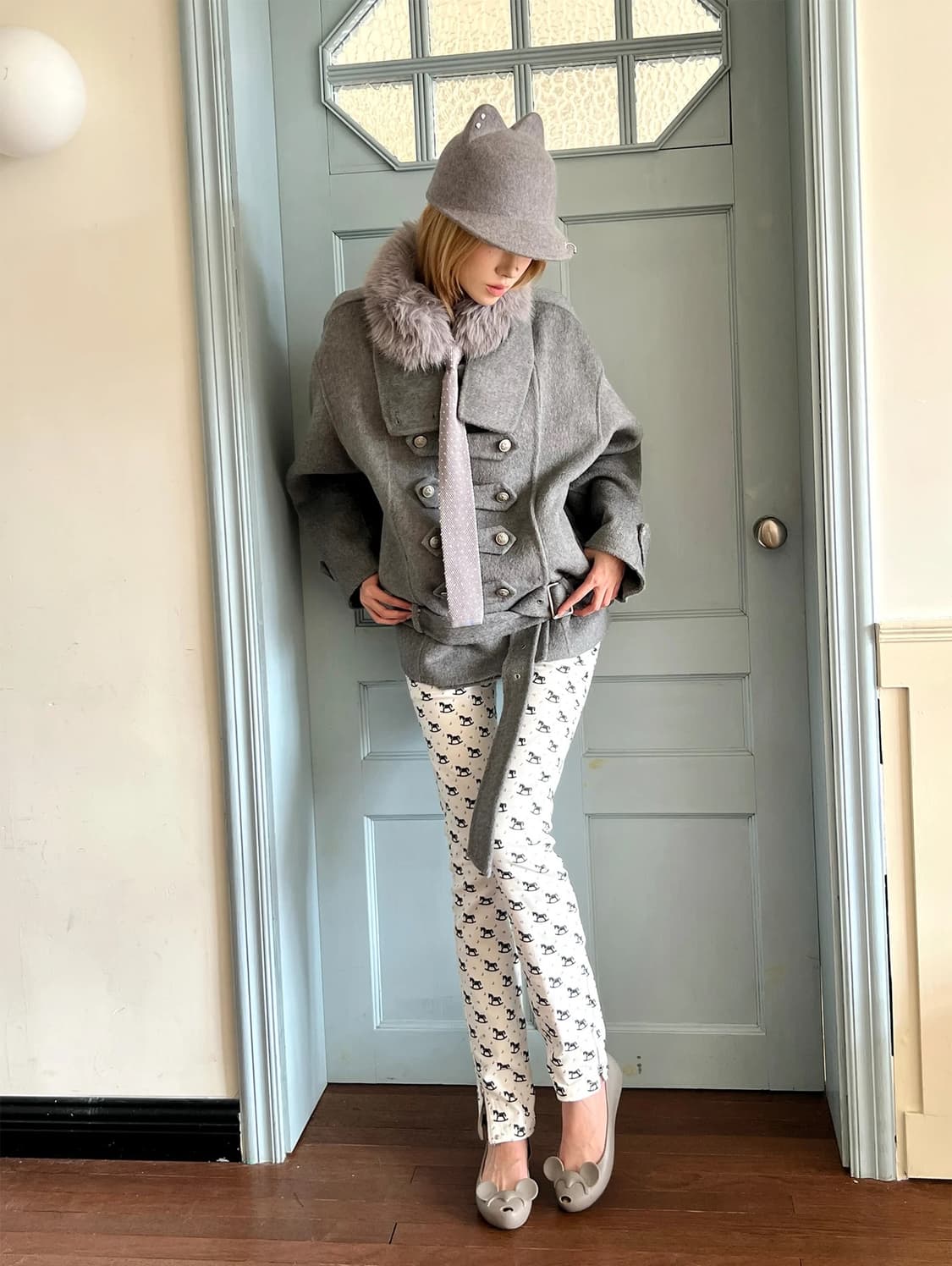 Napoleon Stand Collar Wool Jacket 상품이미지2