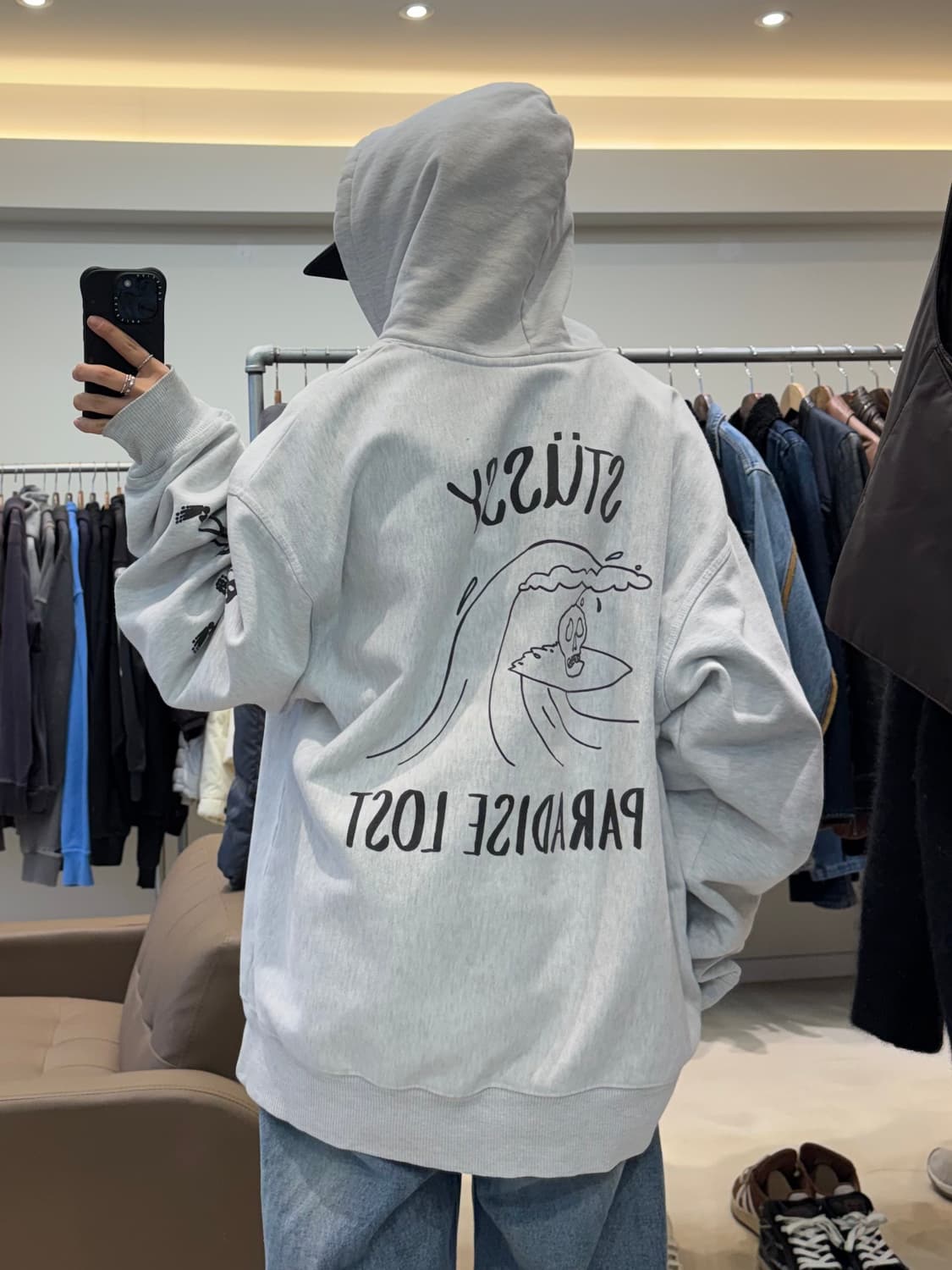 스투시 파라다이스 로스트 후드 상품이미지7