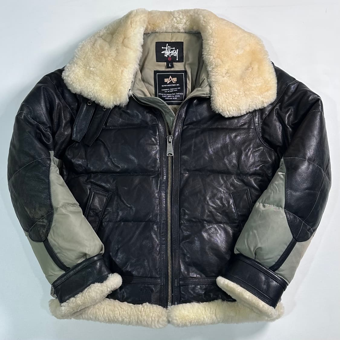 스투시 x 알파인더스트리 B-3 자켓  상품이미지1