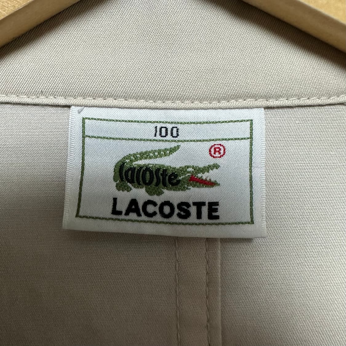 [L]라코스테 아이보리 해링턴 블루종 자켓 상품이미지5