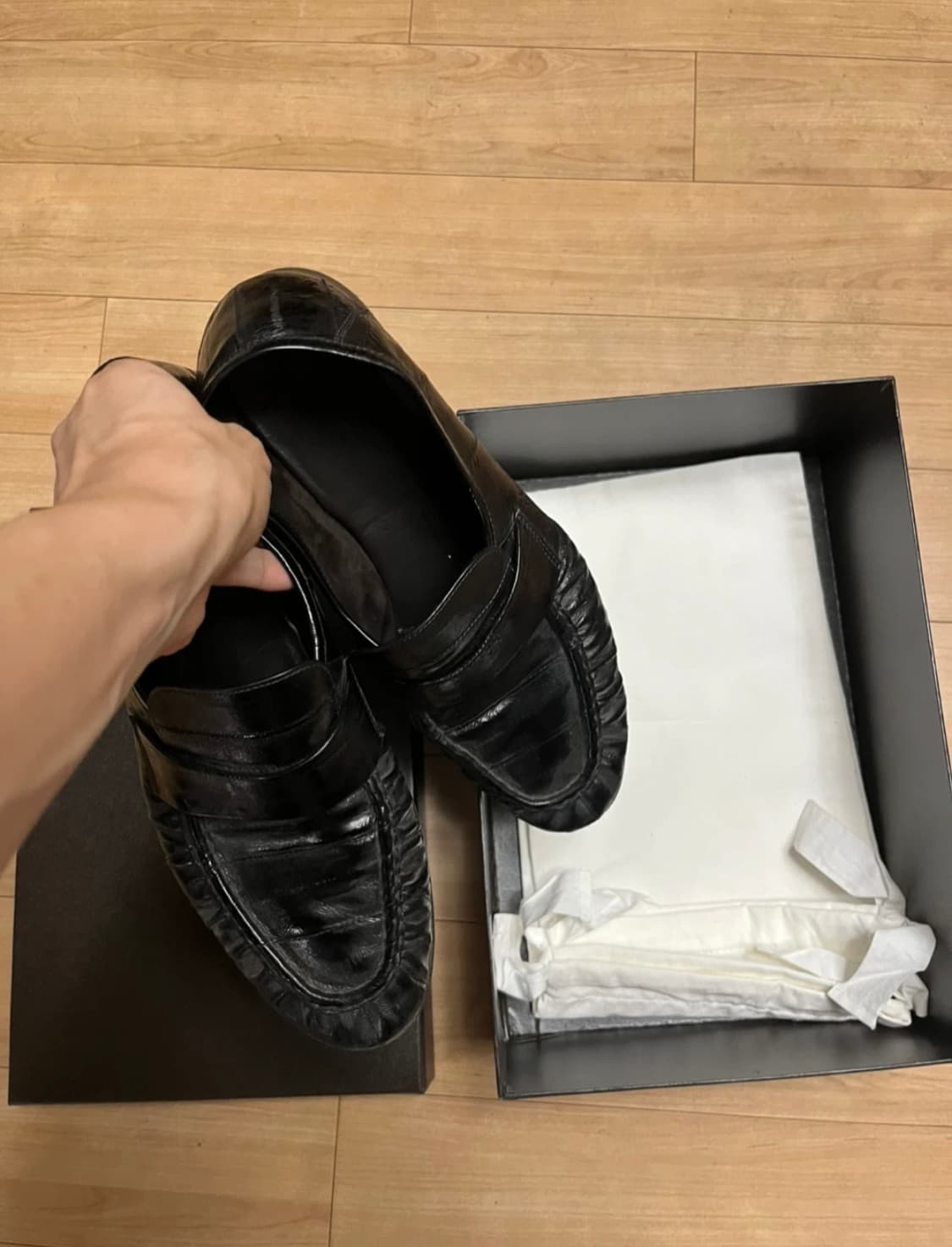 더로우 일스킨 로퍼 eel 로퍼 42 상품이미지3