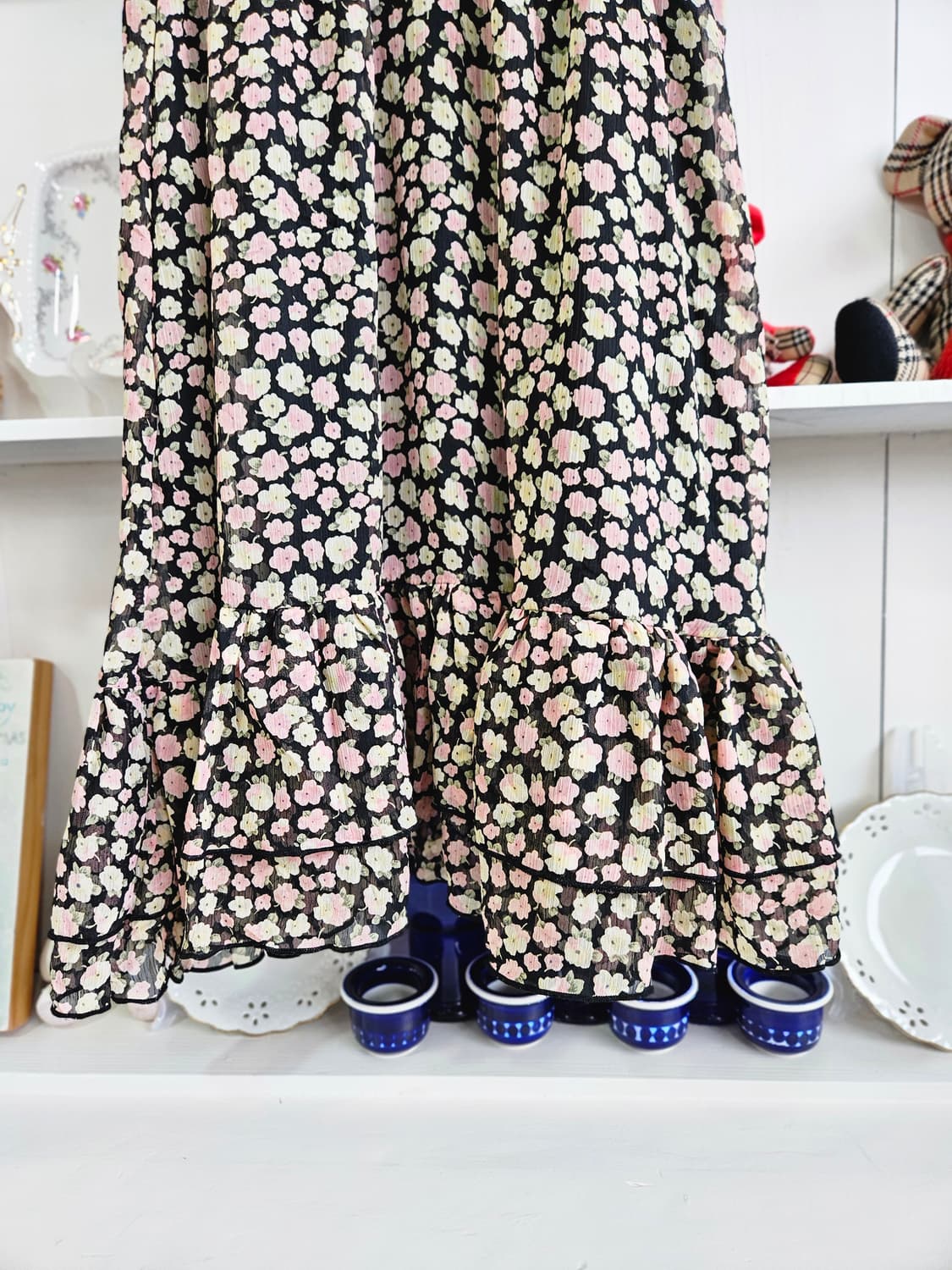 플라워 쉬폰 원피스 상품이미지4