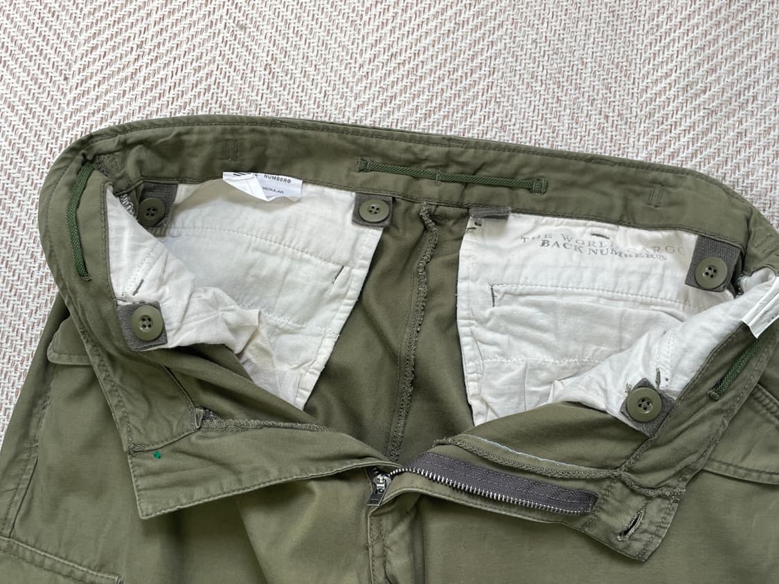 백넘버 usa BDU 밀리터리 카고 팬츠 J04169 상품이미지8