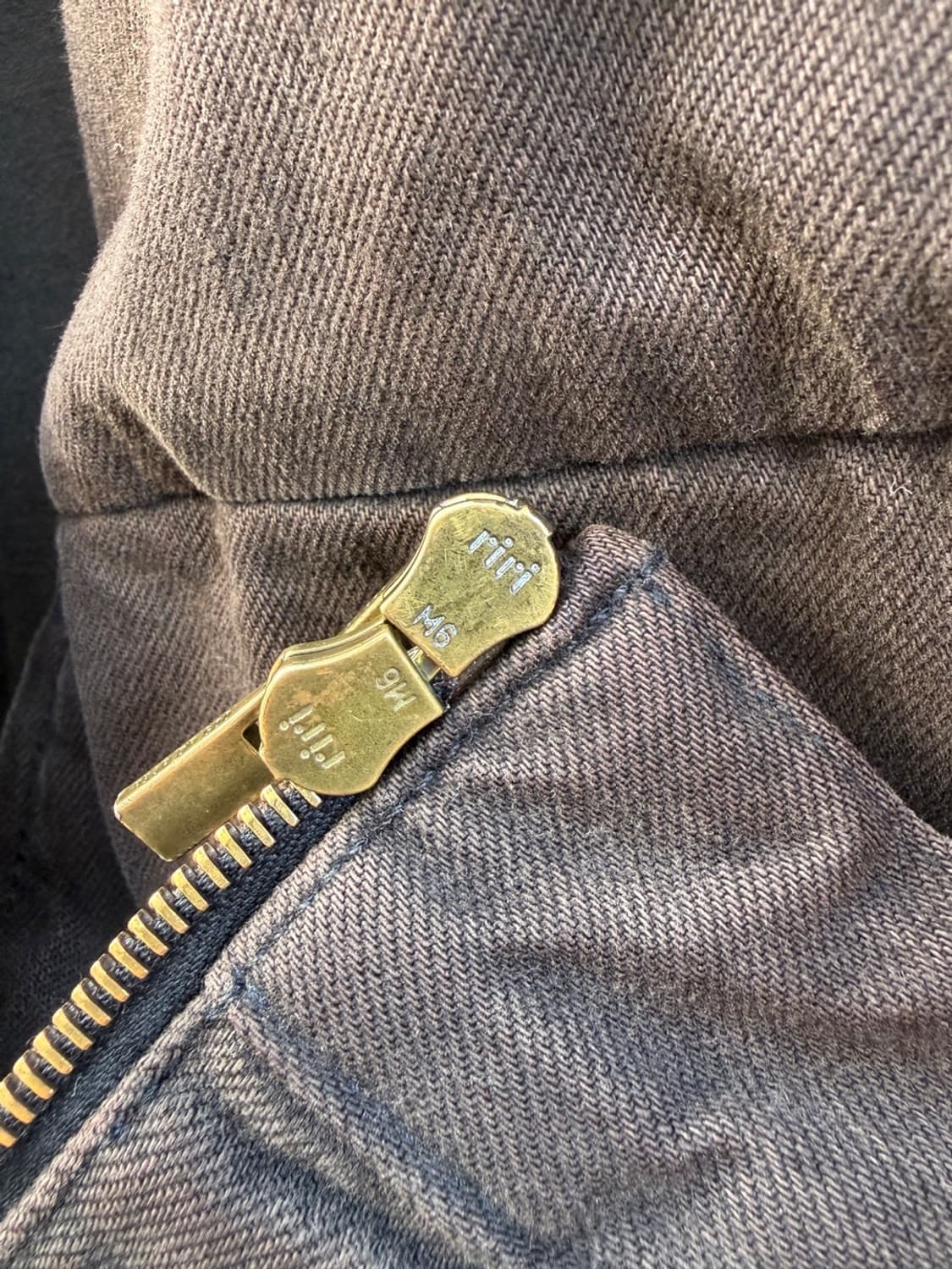 피어오브갓 8th 풀 집업 데님 트러커 자켓 점퍼 베이지 FOG  상품이미지4