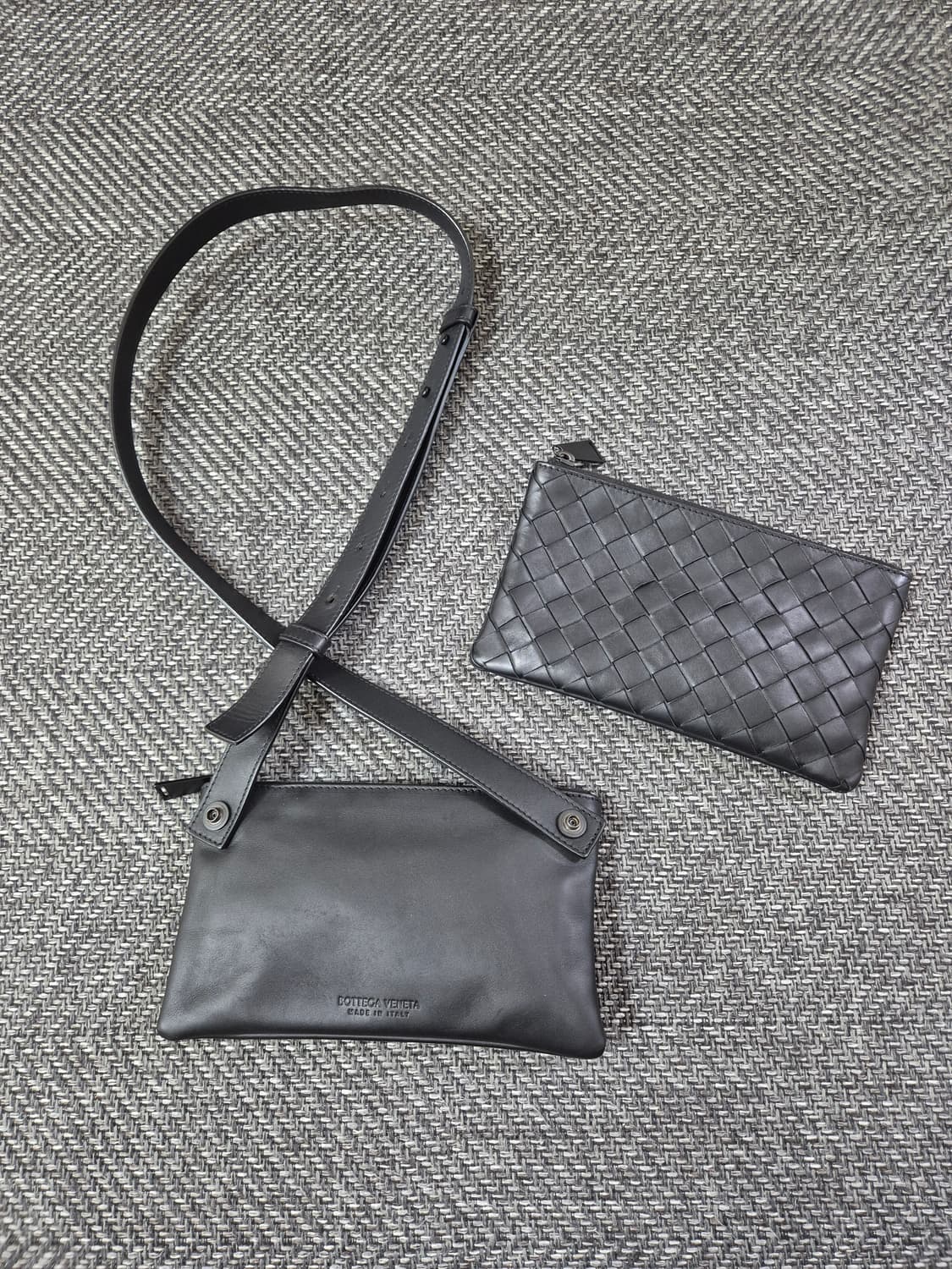 보테가베네타 인트레치아토 트리플 메신저배 상품이미지3