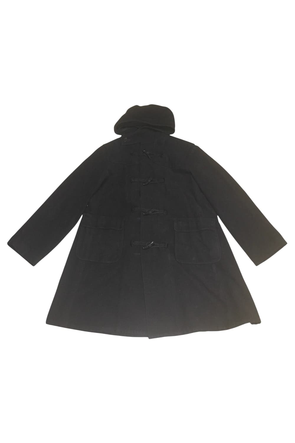 요지야마모토 와이즈 울 후드 코트 상품이미지3