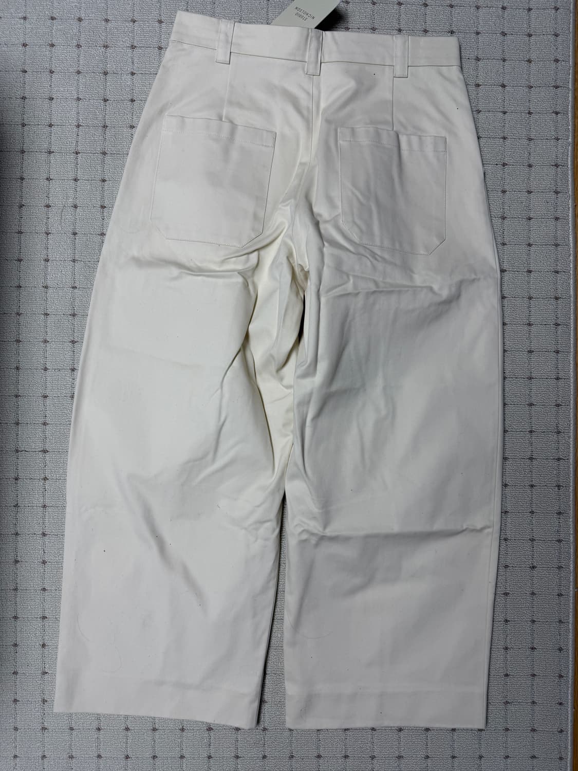 스튜디오니콜슨 소르테 팬츠 크림 L 새상품 상품이미지3