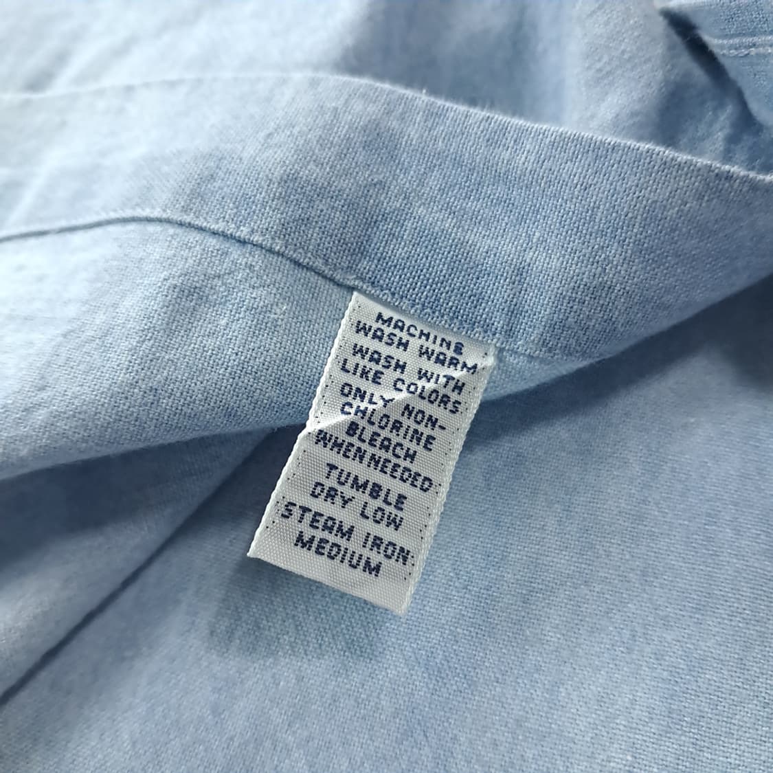 CK217 S 폴로 90s 필리핀판 빅셔츠 샴브레이 셔츠 남방 상품이미지5