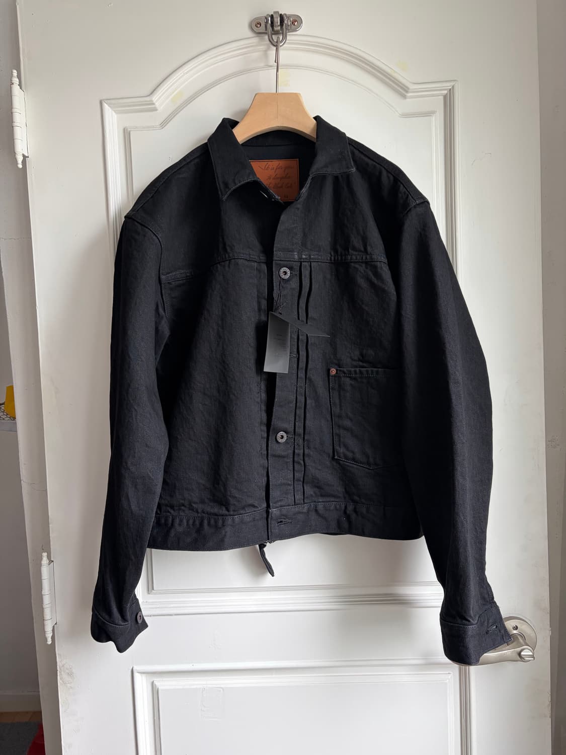 블랙사인 15oz 블랙데님자켓 46size 상품이미지9