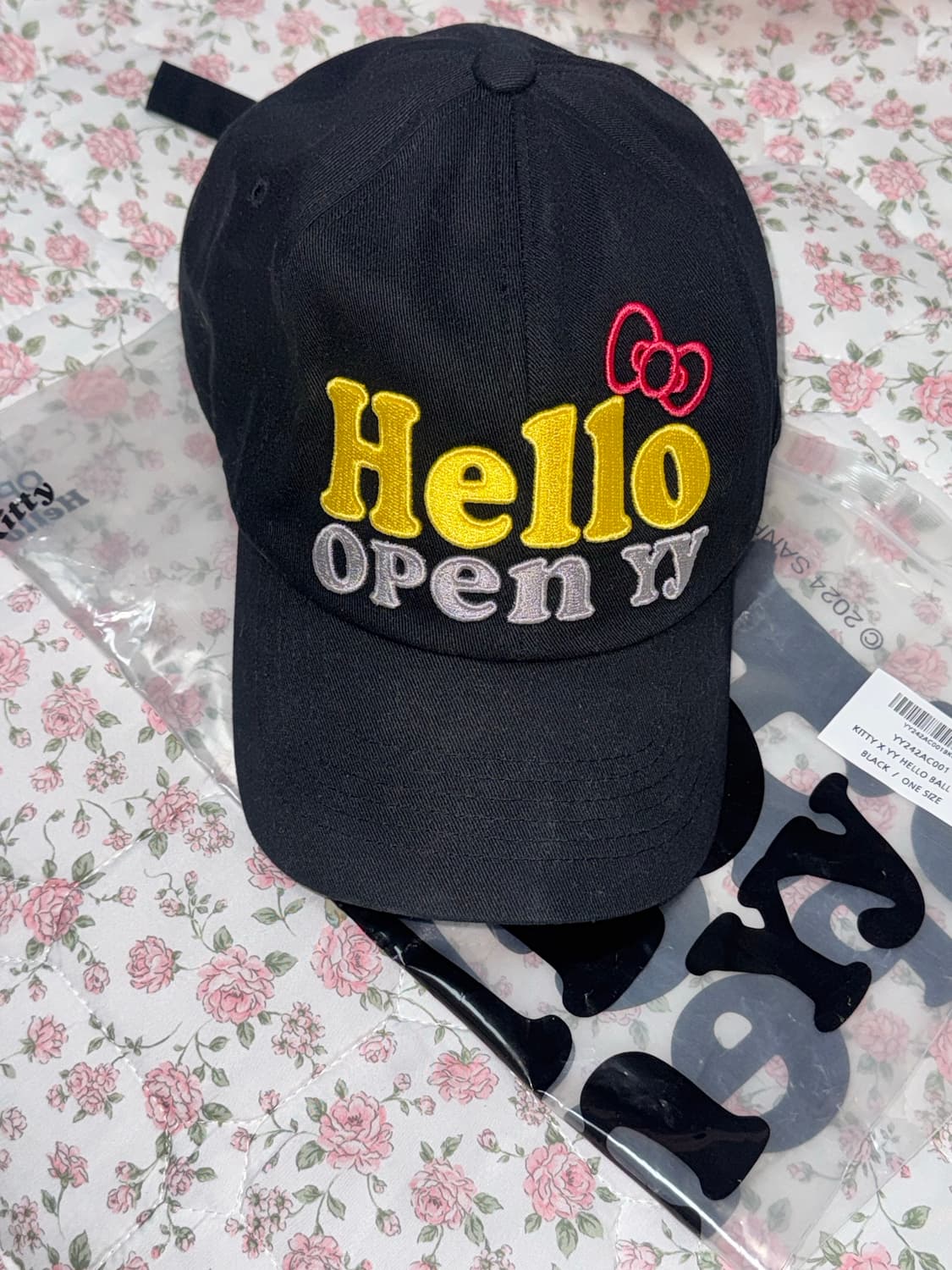 KITTY X YY HELLO BALL CAP 상품이미지2