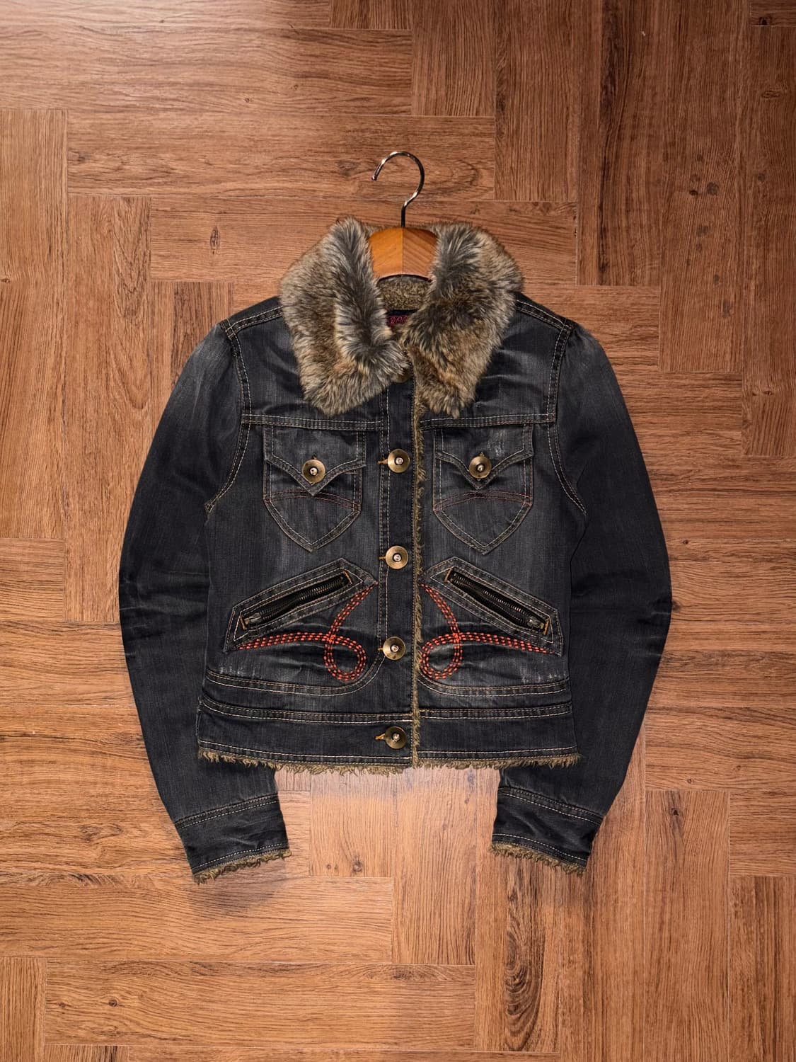 빈티지 스티치 디테일 쉐르파 상품이미지3