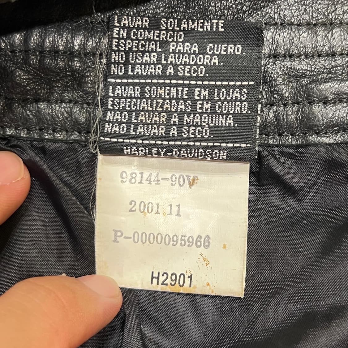 00‘s 할리데이비슨 가죽 챕스 팬츠 상품이미지10