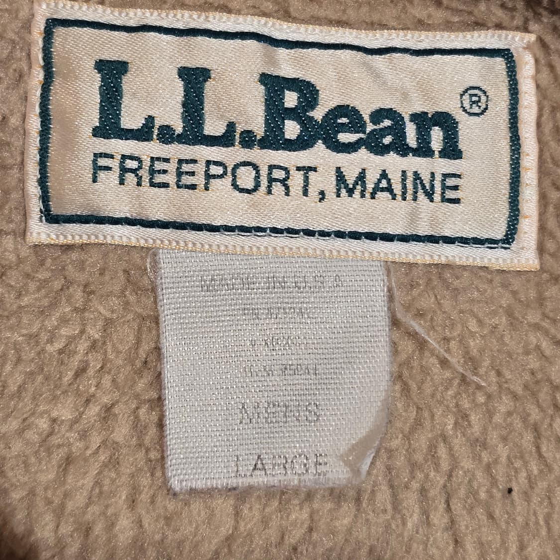 80s L.L.Bean 봄버 해링턴 자켓 Made in USA 상품이미지6