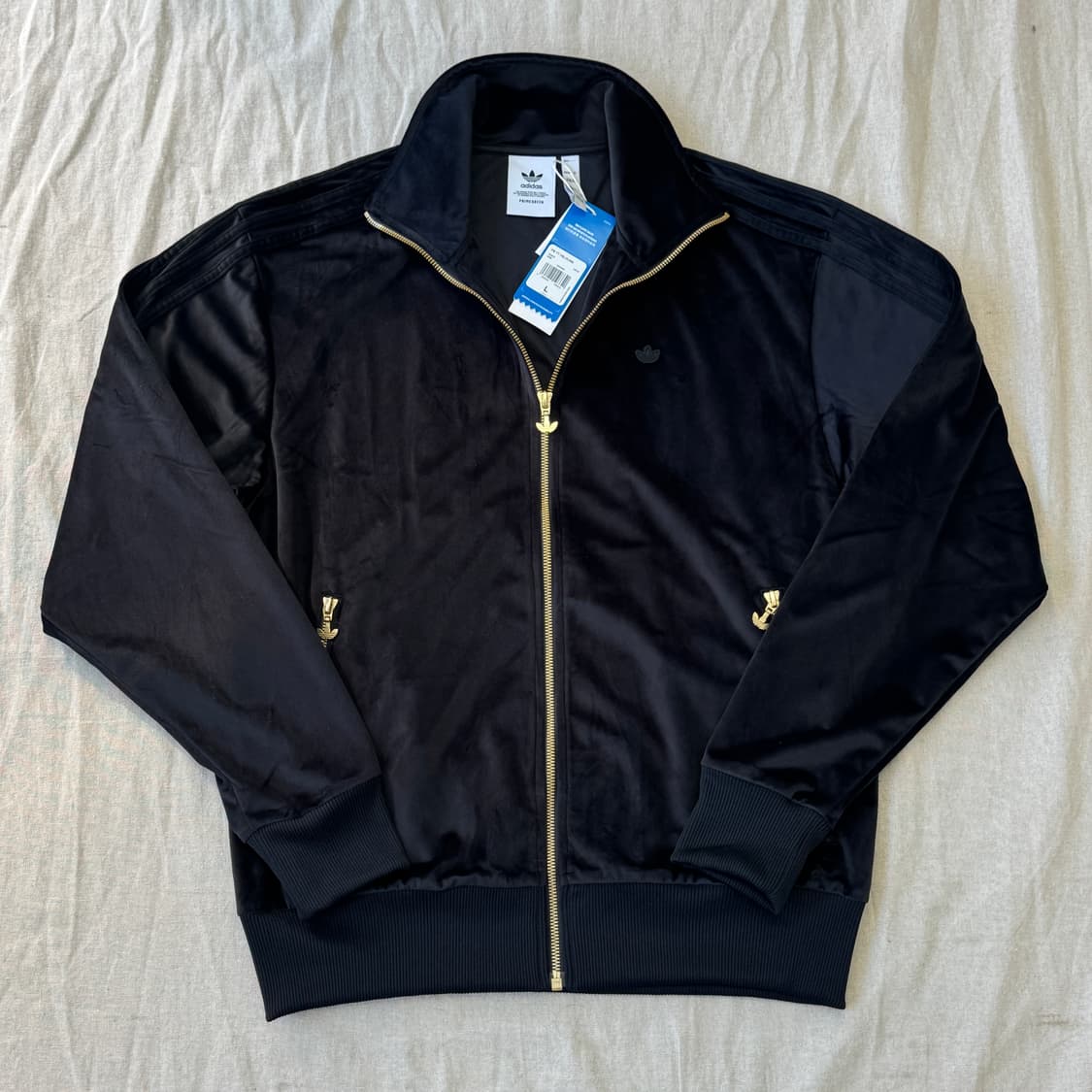 아디다스 벨루어 벨벳 트랙탑 져지 L 상품이미지1