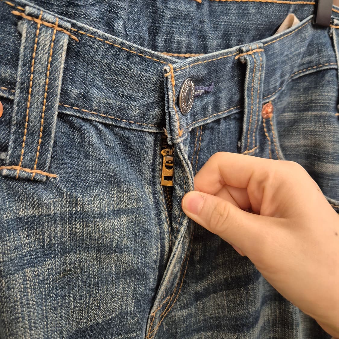 리바이스 504 레귤러 스트레이트 데님 팬츠 32 상품이미지4