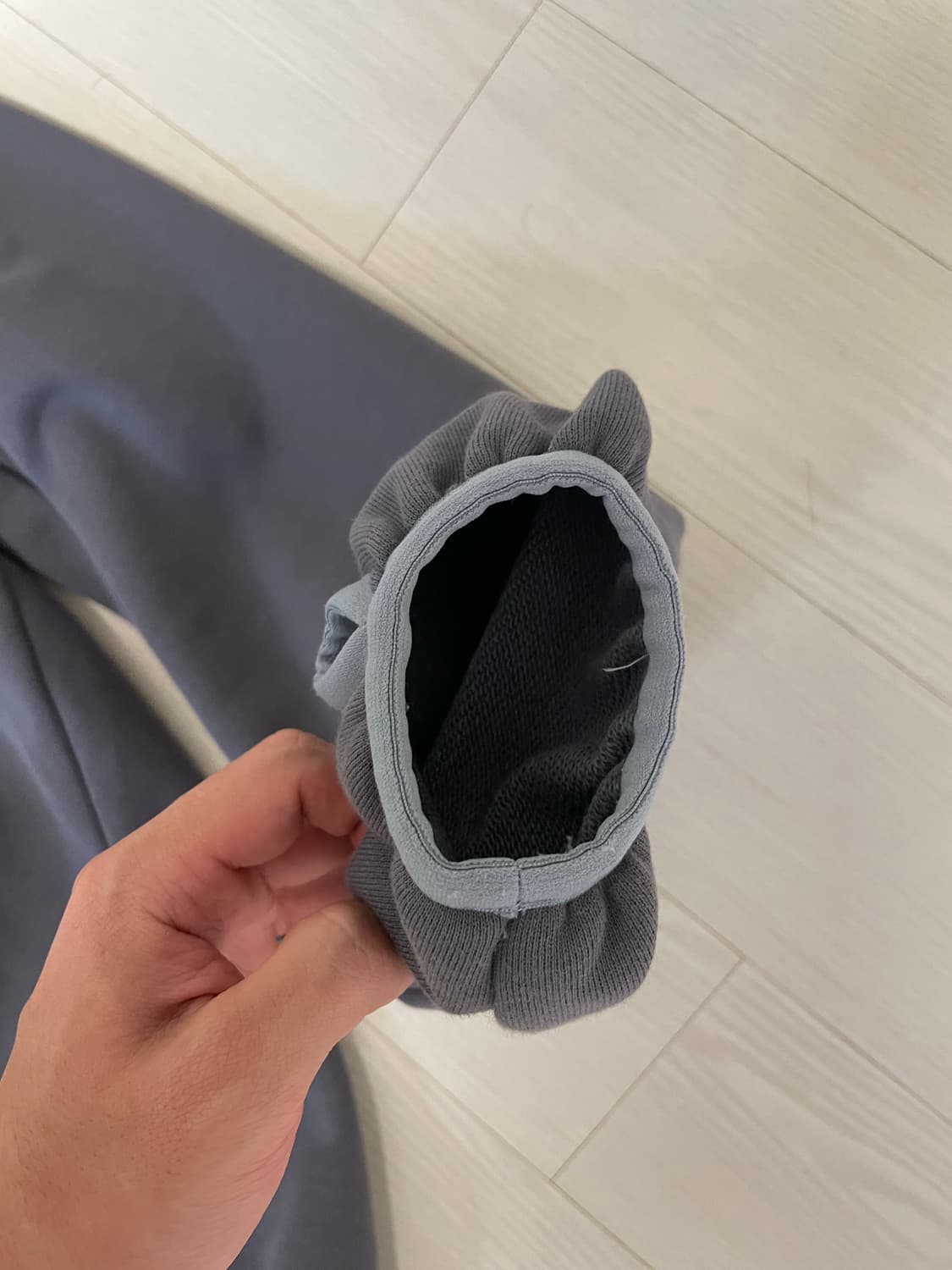 산산기어 테이프드 후디 24fw 애쉬차콜 상품이미지5