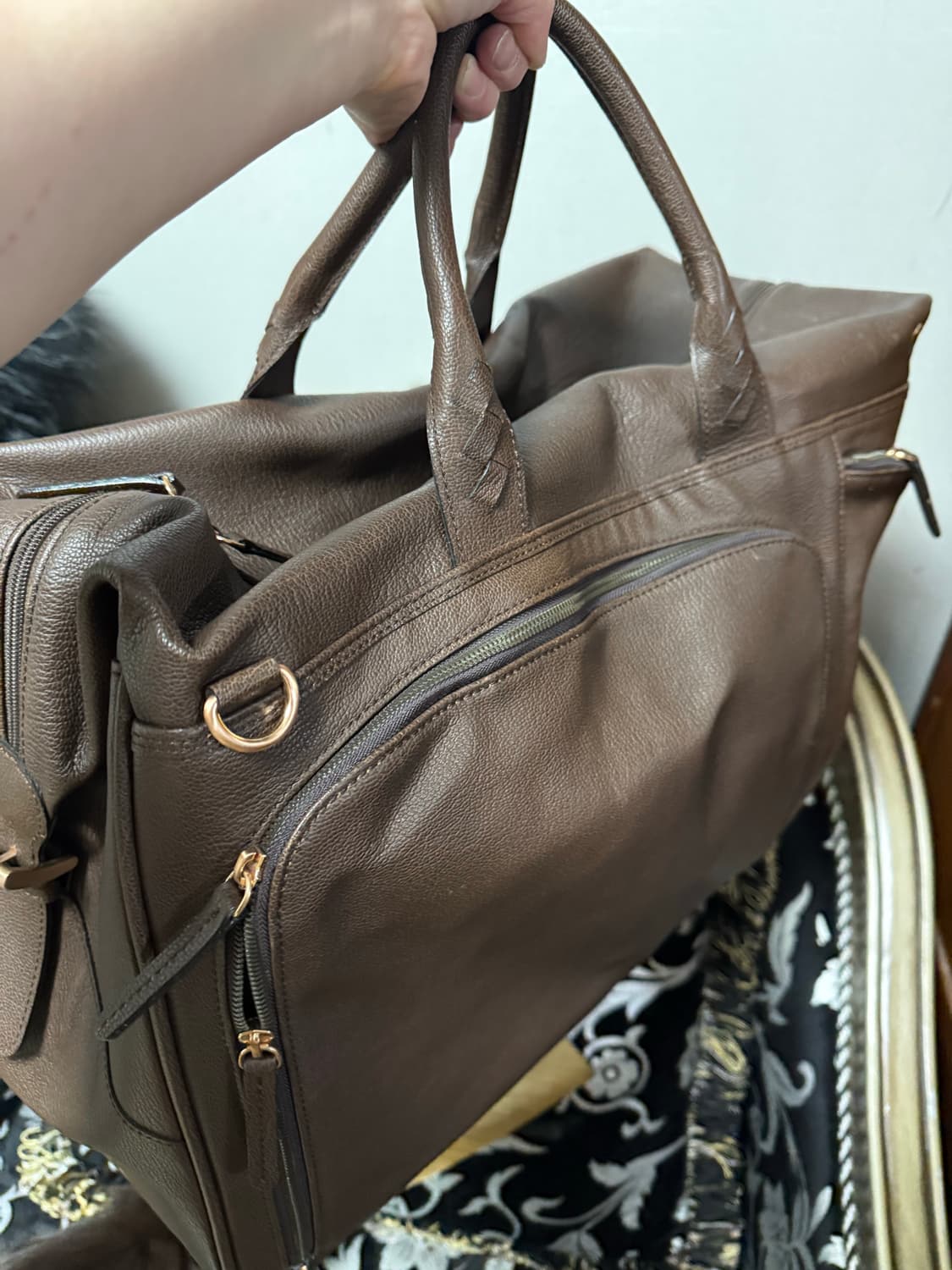 소가죽여행용골프가방 상품이미지4