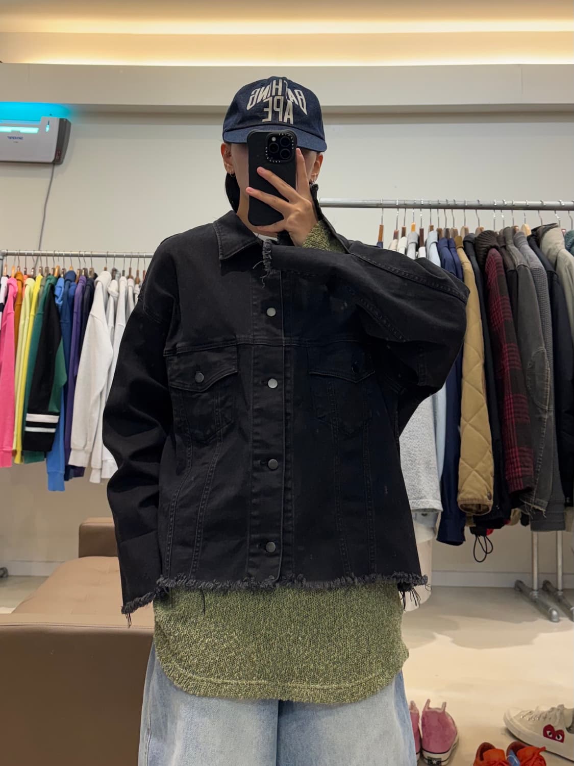 HARE 데미지 크롭 자켓 상품이미지6