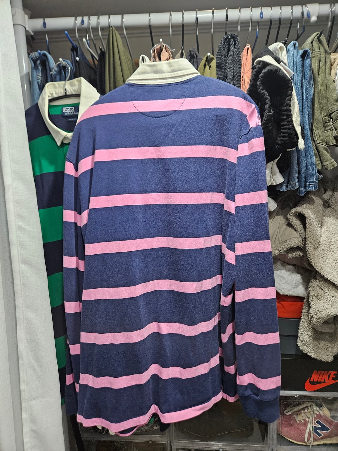 폴로랄프로렌 스트라이프 럭비티(김원중 착용)XL 상품이미지3