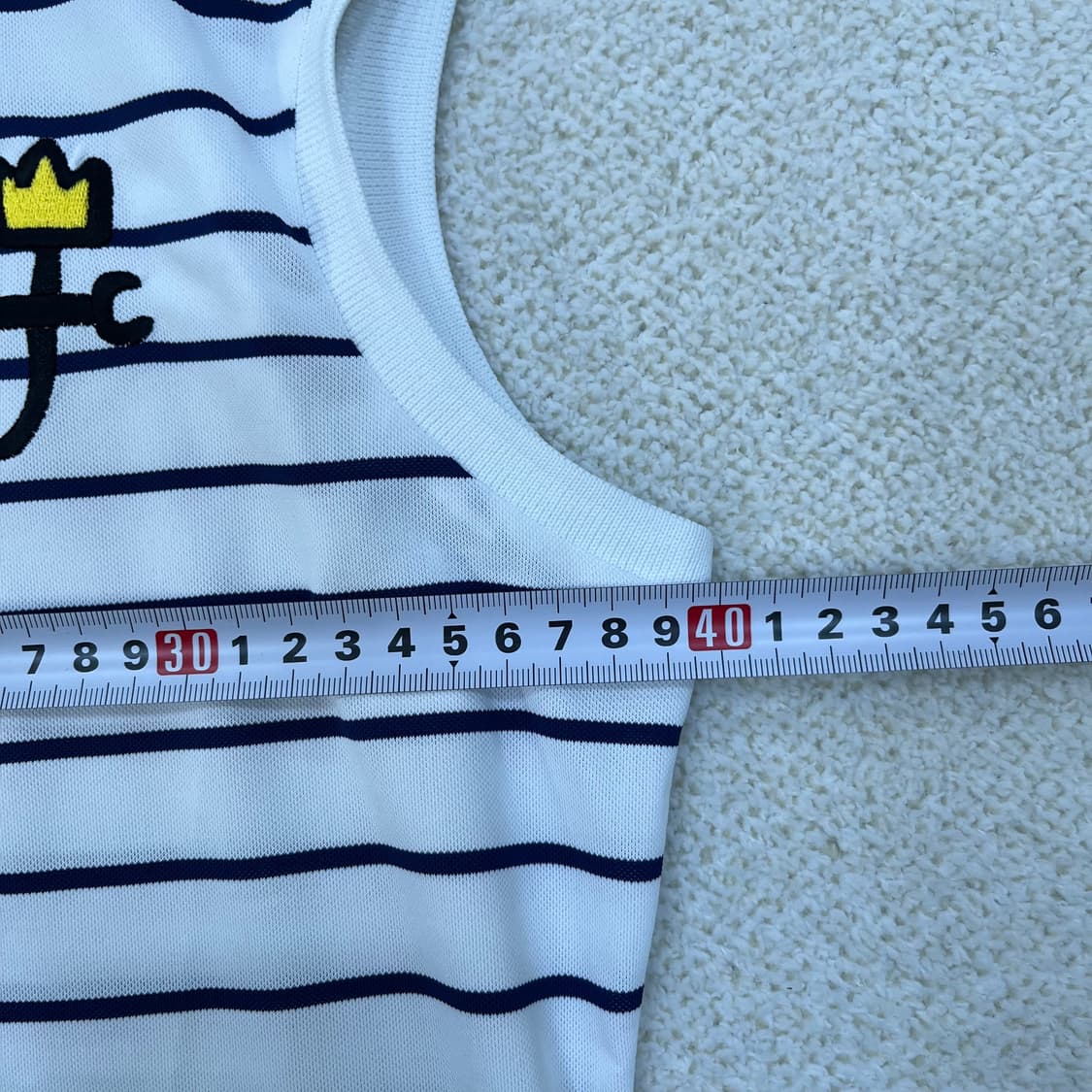 85 새상품 까스텔바작 민소매 티셔츠 0305M 상품이미지7