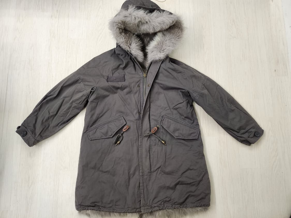 사가폭스  가죽 야상 상품이미지1