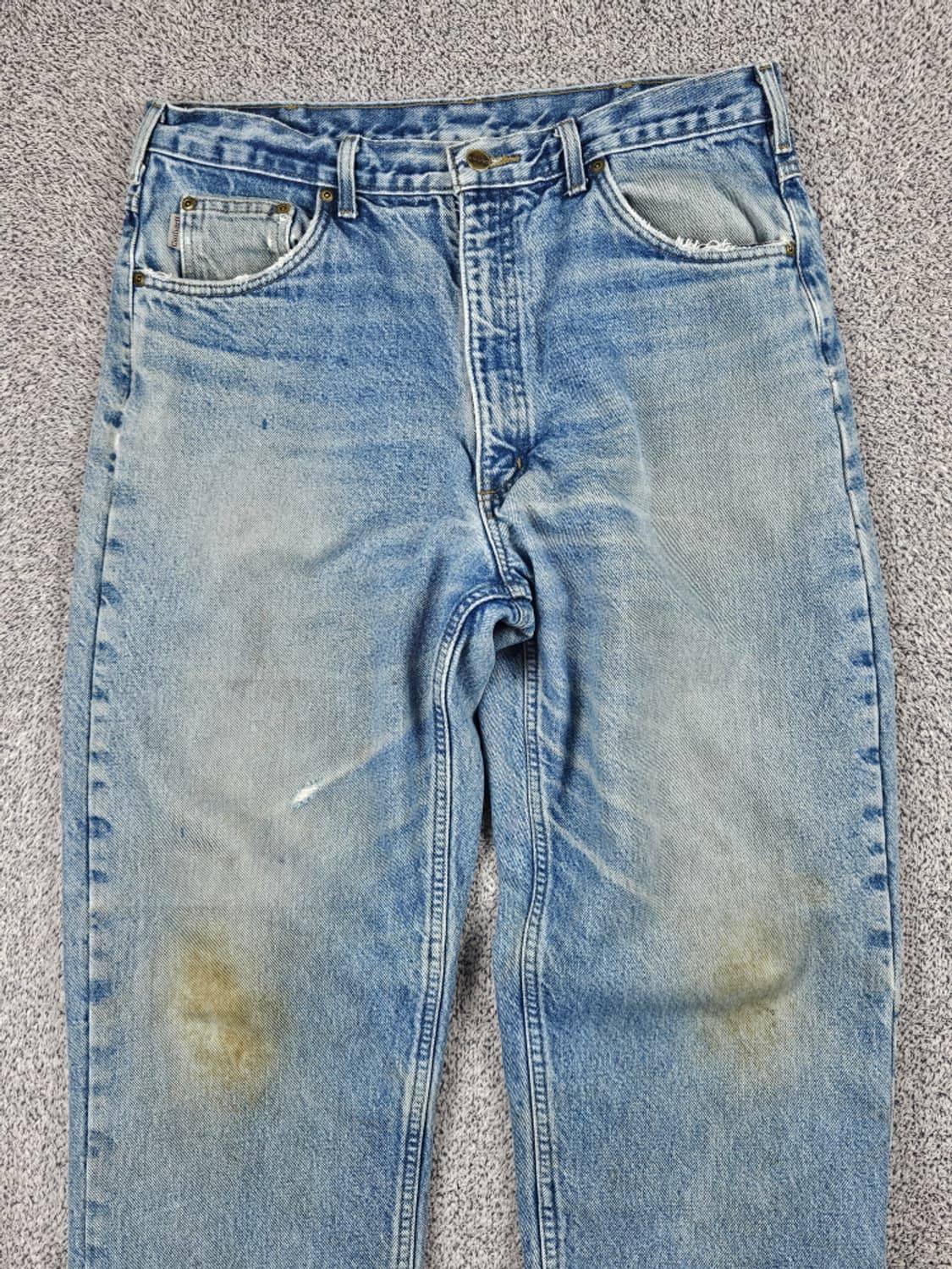 칼하트 헤비 플란넬 체크 데님 워크 팬츠 ( 35X34 ) / 10054 상품이미지5