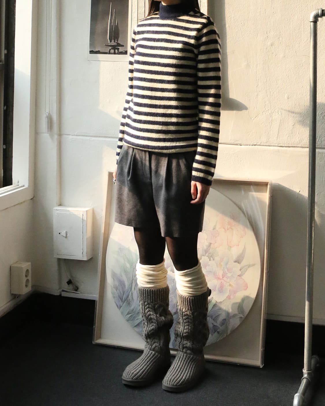 어그 케이블 니트 부츠  상품이미지3