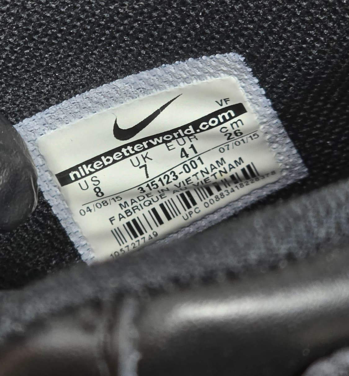 나이키 에어포스1 07 미드 올검 블랙 260 상품이미지7