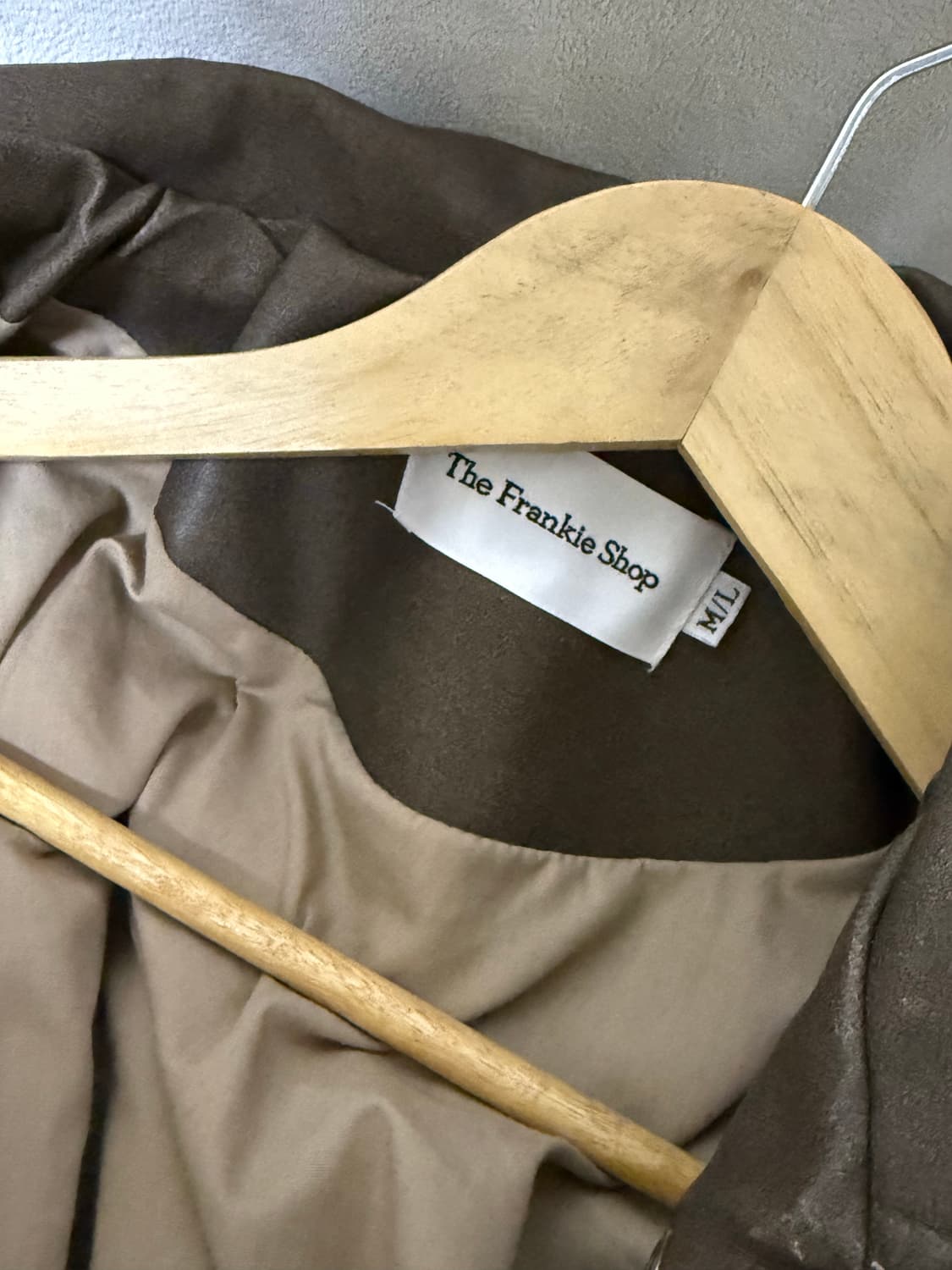 The frankie shop brown leather jacket 상품이미지5