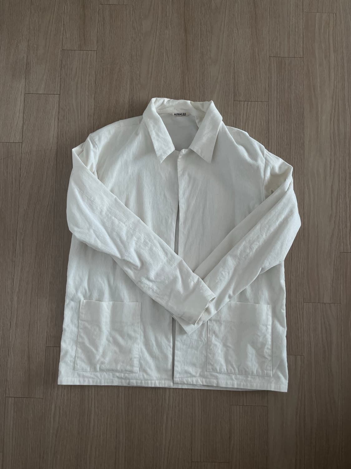 오라리 코듀로이 오픈칼라 자켓 5사이즈 상품이미지1