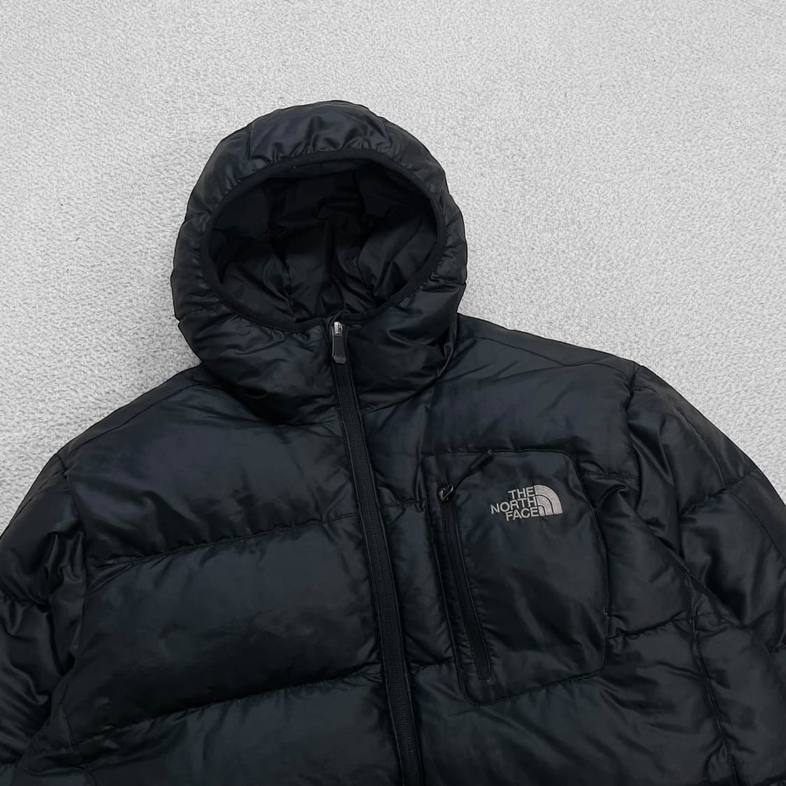 노스페이스 700 다운 후드 패딩 블랙 상품이미지2