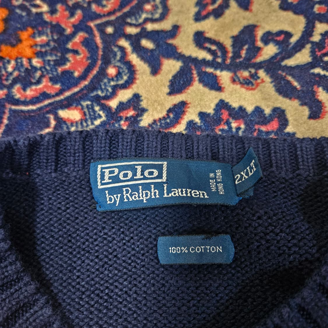폴로랄프로렌 빈티지 시그니쳐 포니 니트 스웨터 2XL 상품이미지4