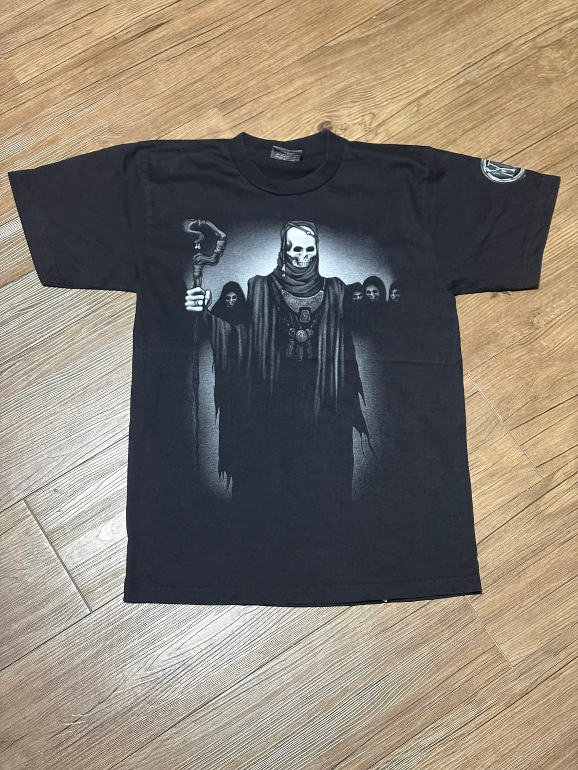 SEVEN ZERO ONE 해골 사신 티셔츠 상품이미지1