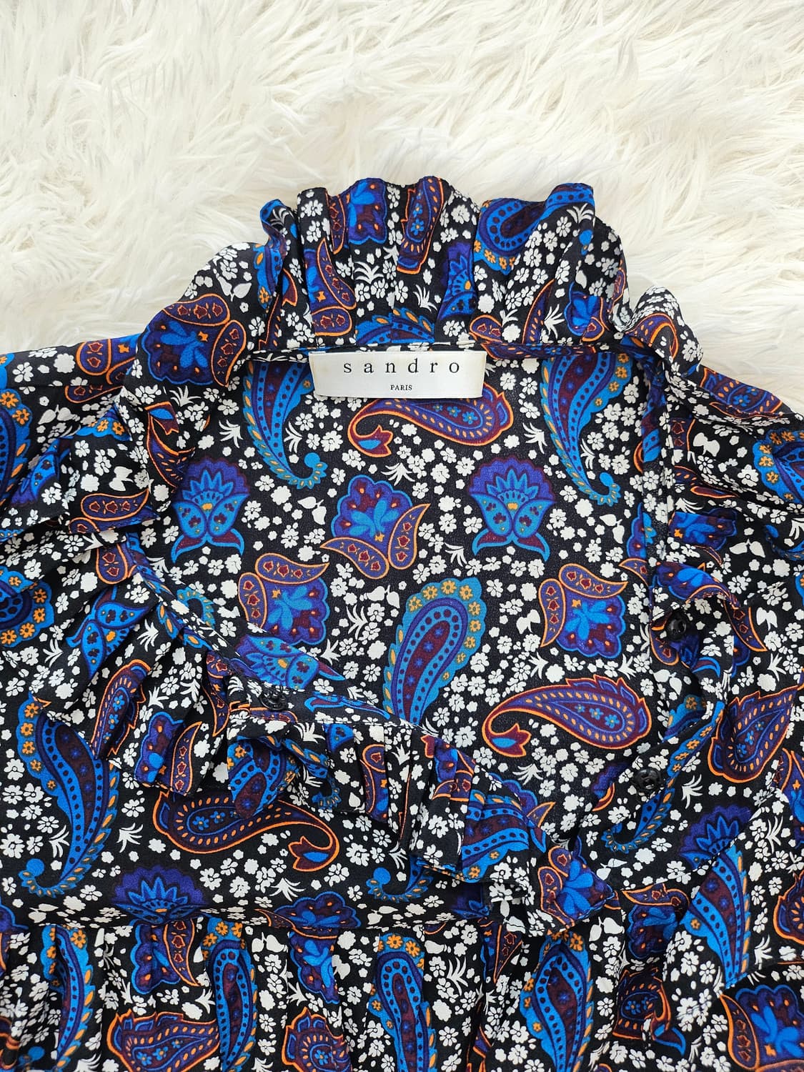 산드로 여성 실크 원피스1 상품이미지3