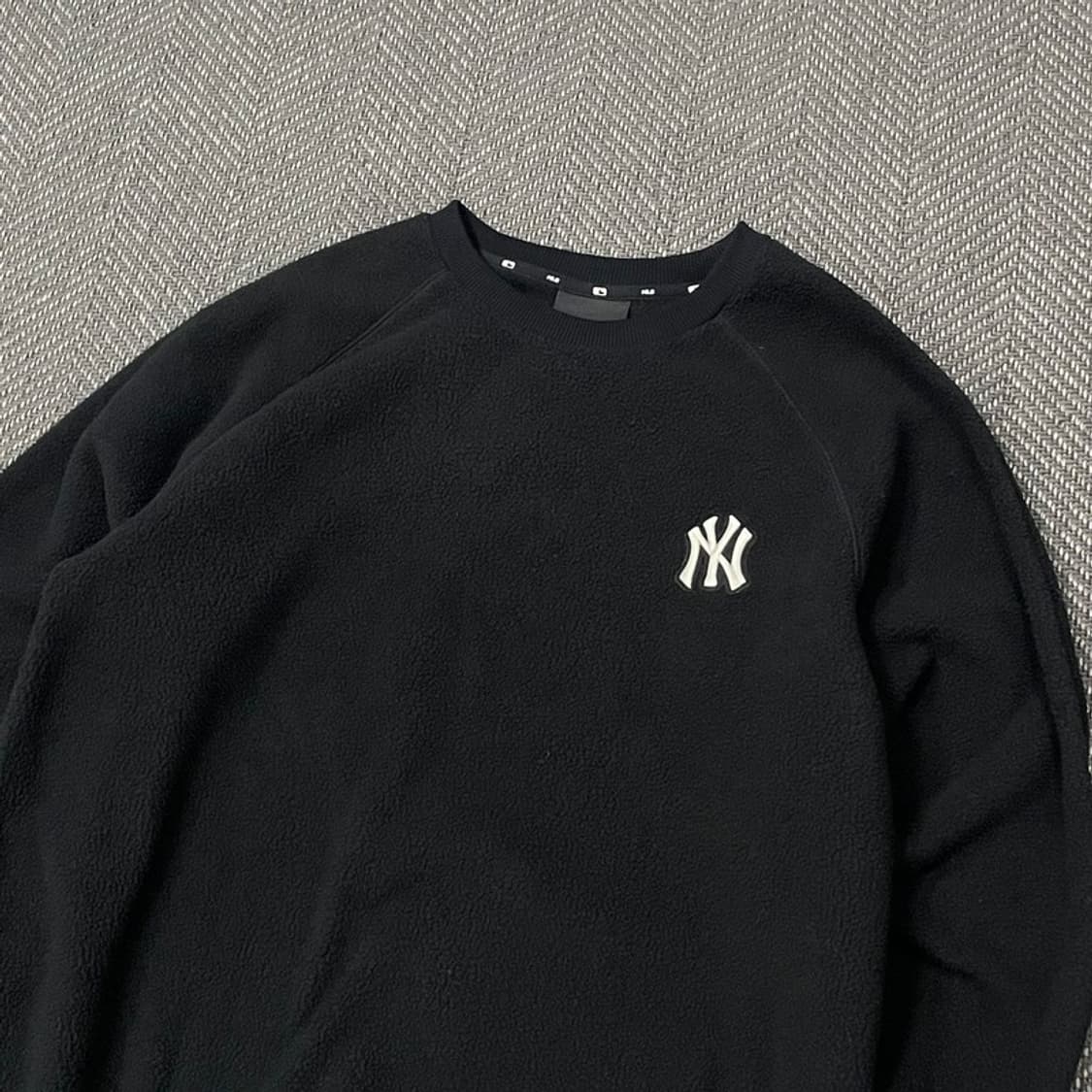 MLB 로고 자수 플리스 맨투맨 v0171 상품이미지3