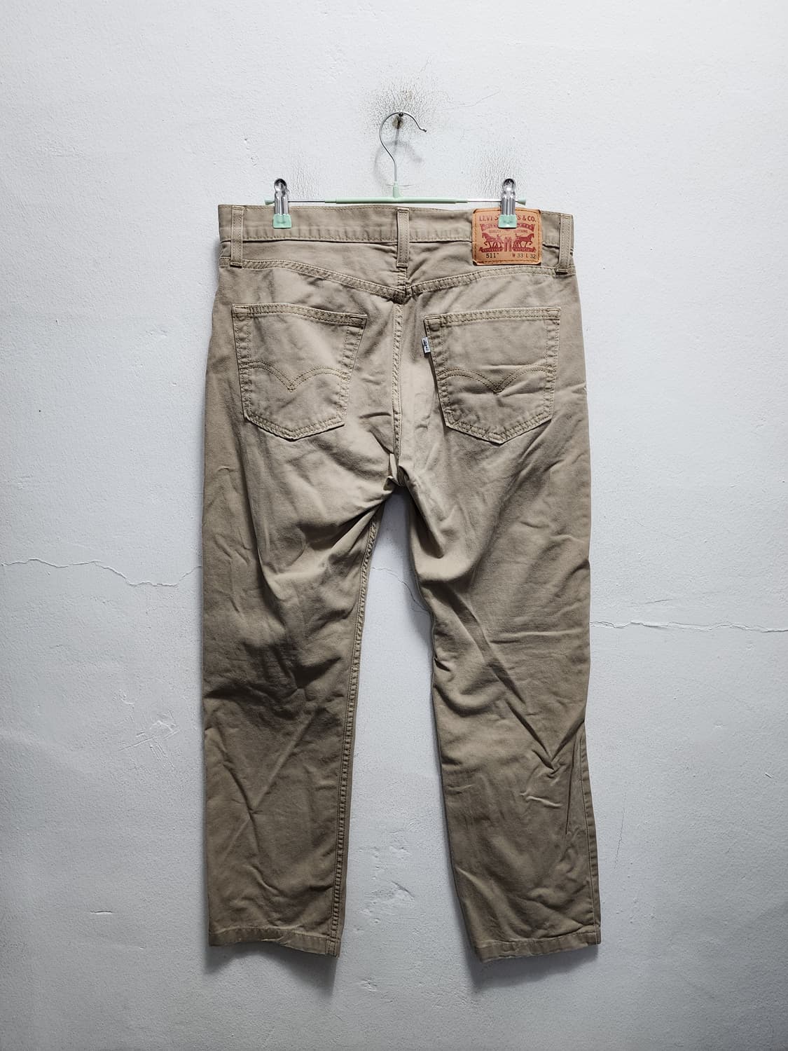 리바이스 512 화이트탭 베이지 팬츠 상품이미지1