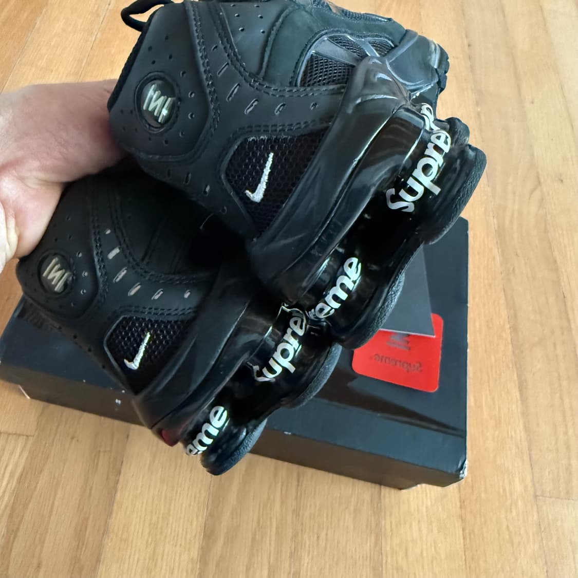 나이키 슈프림 샥스 라이드 2 블랙 270 상품이미지6