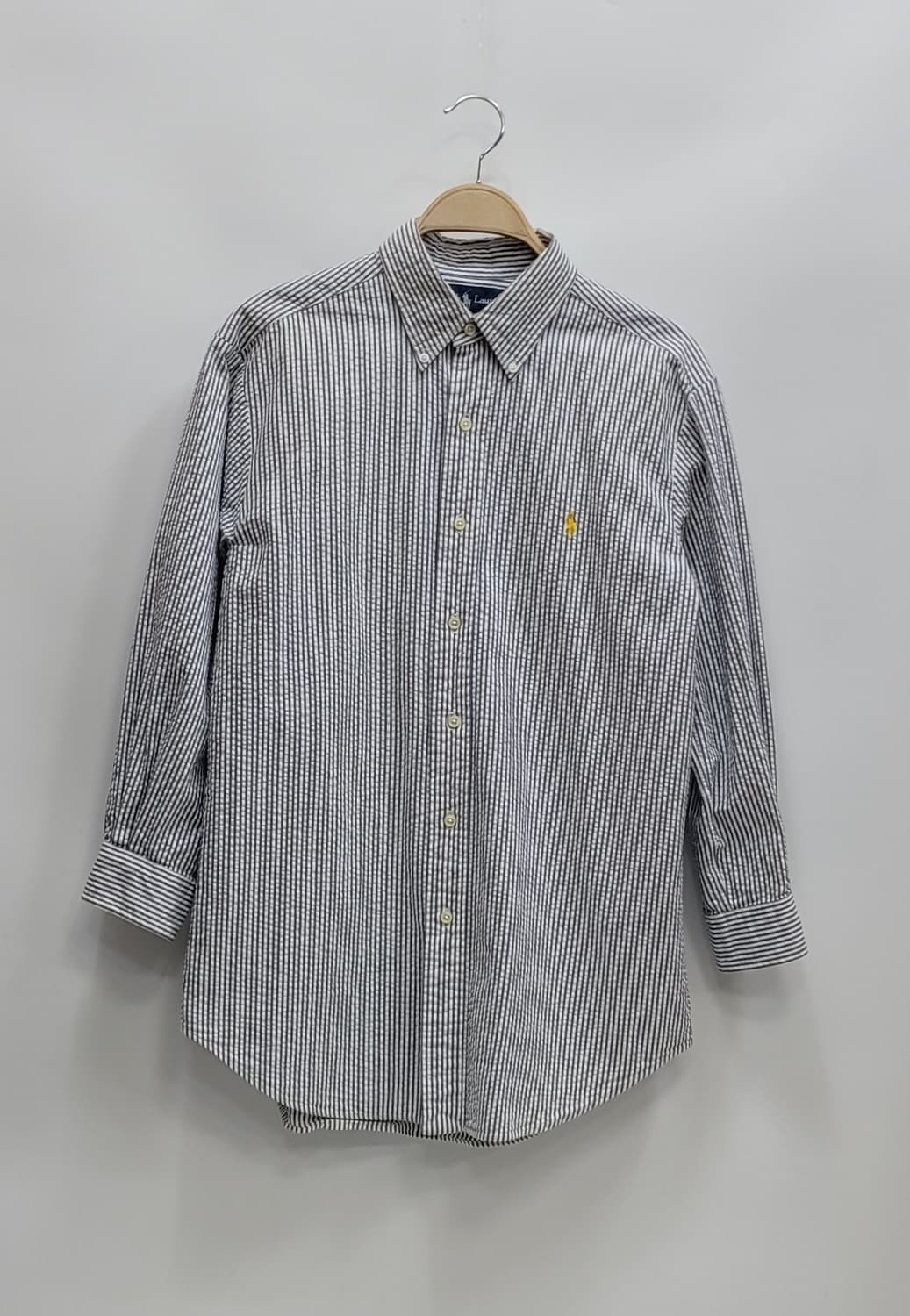 POLO 랄프로렌 7부소매 클래식핏 스트라이프 셔츠 / 여 M 상품이미지1