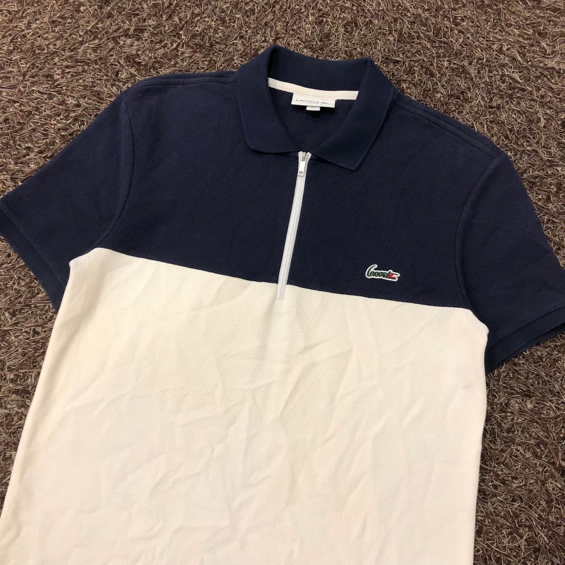 S 라코스테 반집업 카라 티셔츠 상품이미지2