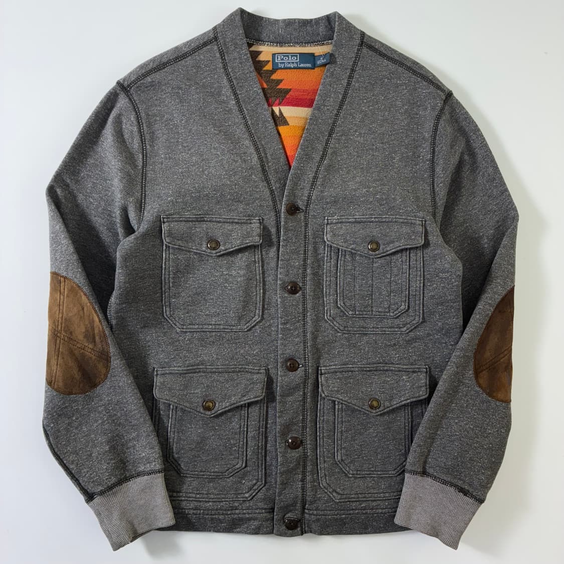 Polo  폴로 랄프로렌 코튼 엘보패치 나바호 가디건   상품이미지2