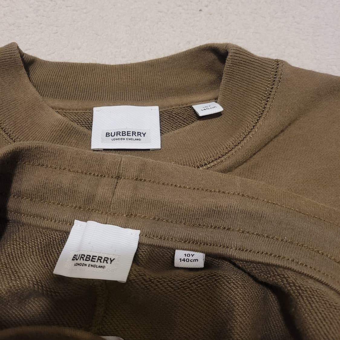 버버리 키즈 코튼 셋업 10Y 상품이미지5