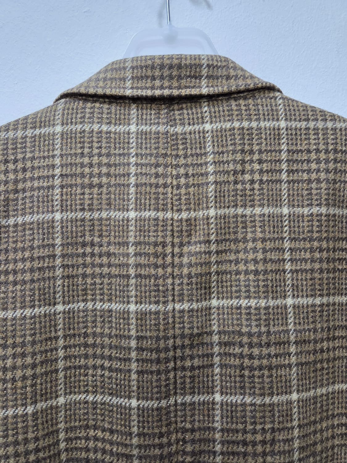 닥스 체크무늬 클랙식 울 자켓 브라운 울모직 블레이져 105 상품이미지8