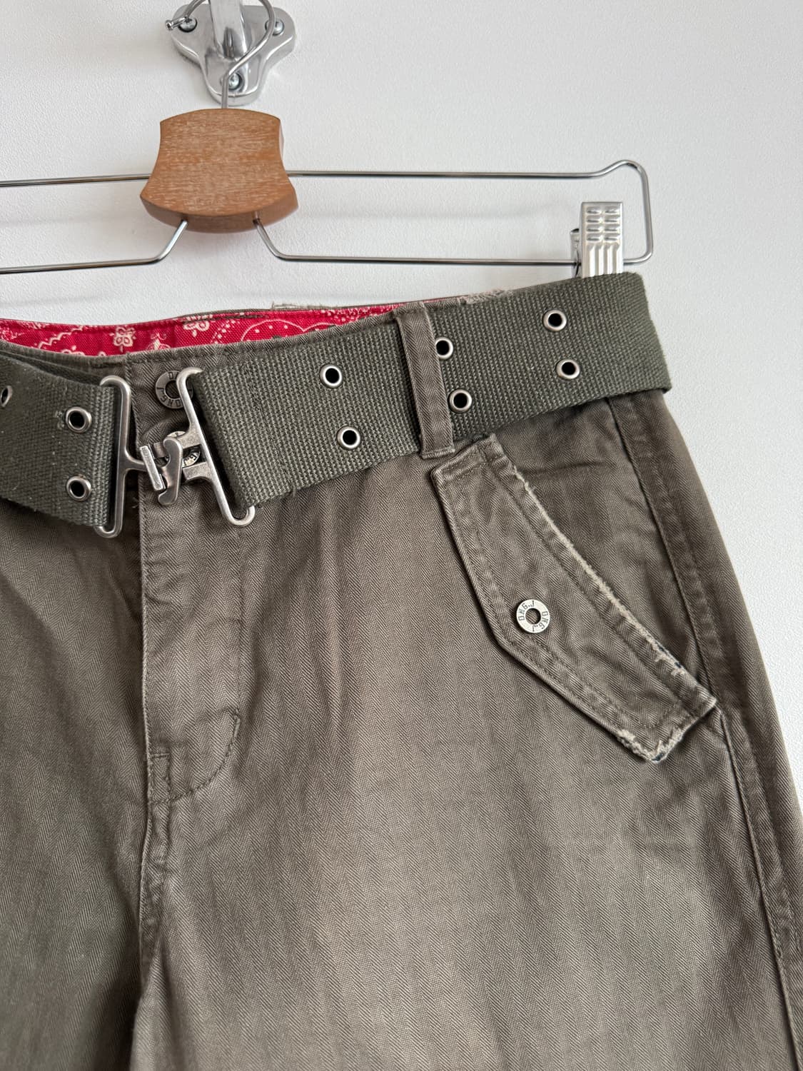 Pre owned 벨트 부츠컷 팬츠 상품이미지3