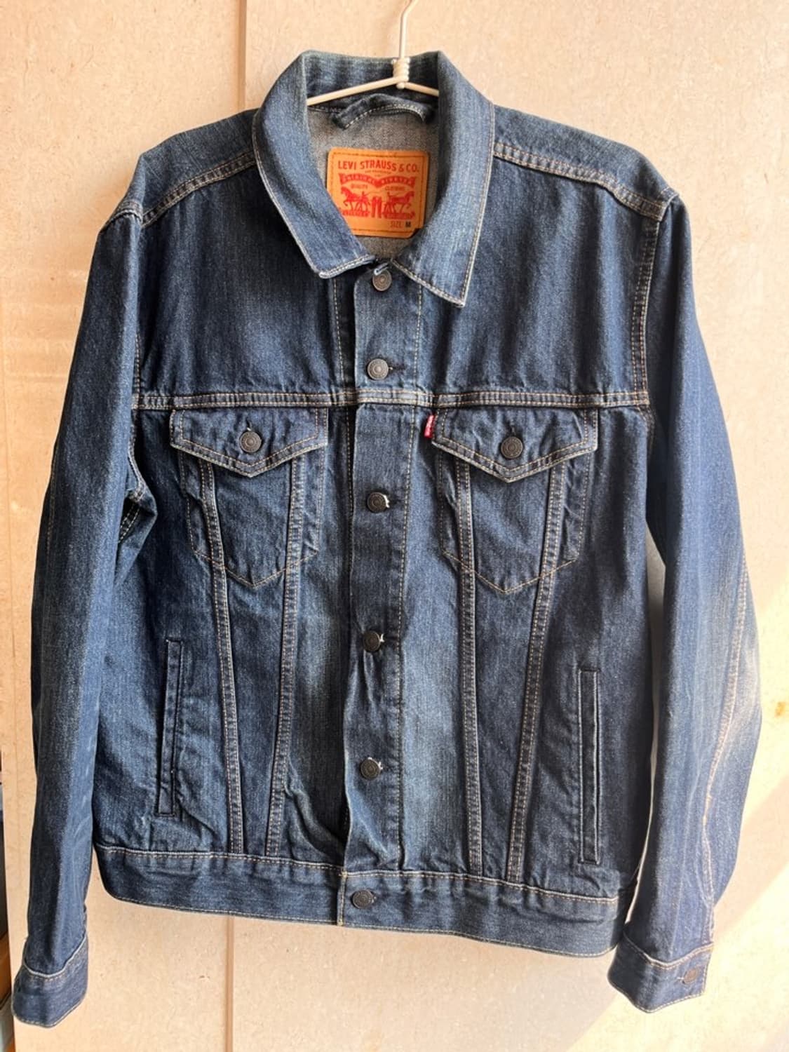 리바이스 데님포켓 청자켓(M) 상품이미지1